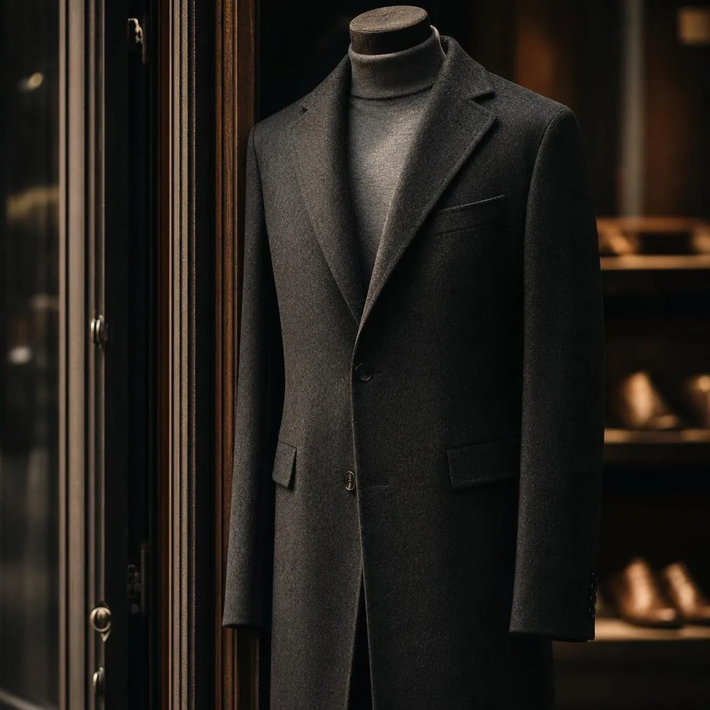 Noir Cashmere Coat